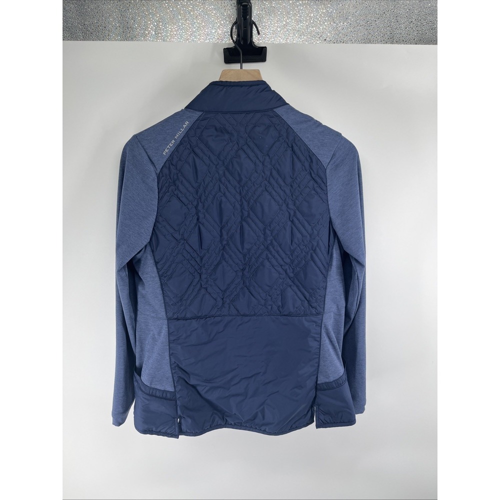 Peter Millar Crown Jacket Quilted Lined Woman's Size Medium Blue - Picture 5 of 6